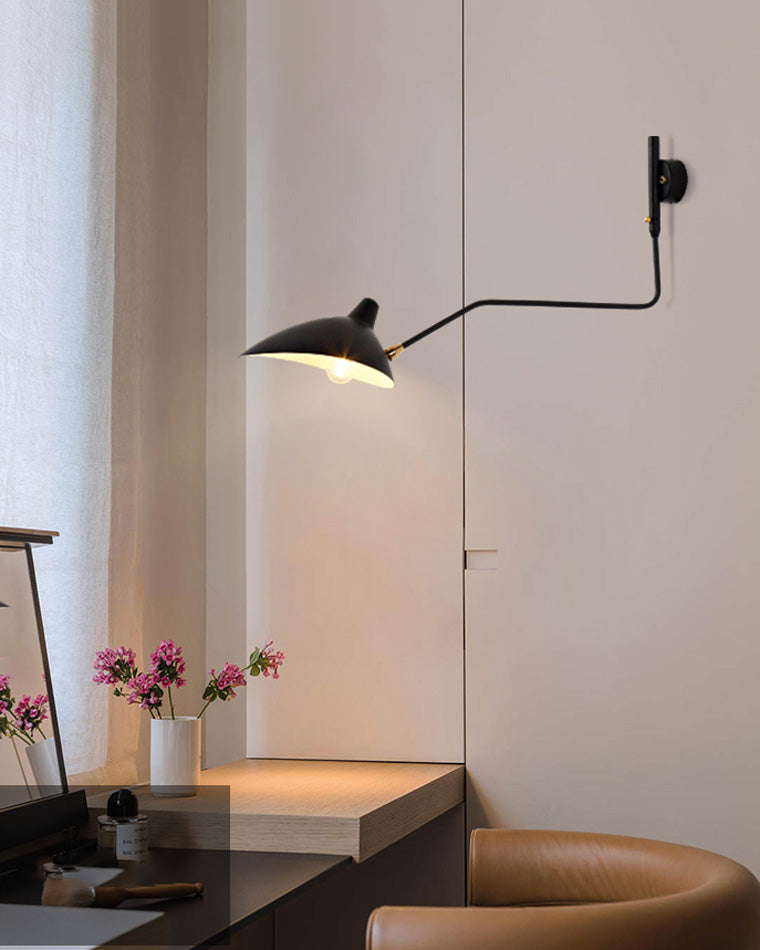 Wandlampe Mit Verstellbaren Armen - Doppelte Arme - Moderne Beleuchtung