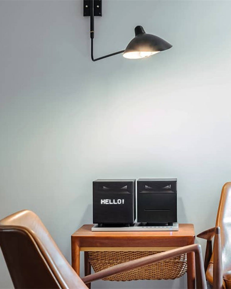 Wandlampe Mit Verstellbaren Armen - Doppelte Arme - Moderne Beleuchtung