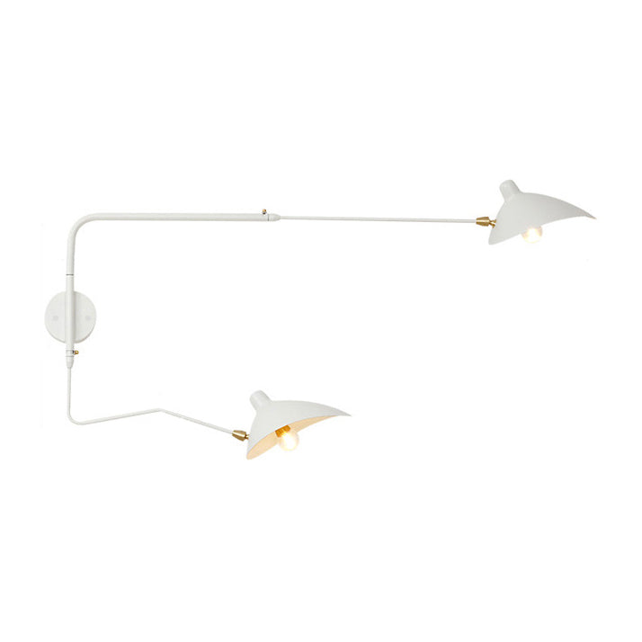 Wandlampe Mit Verstellbaren Armen - Doppelte Arme - Moderne Beleuchtung