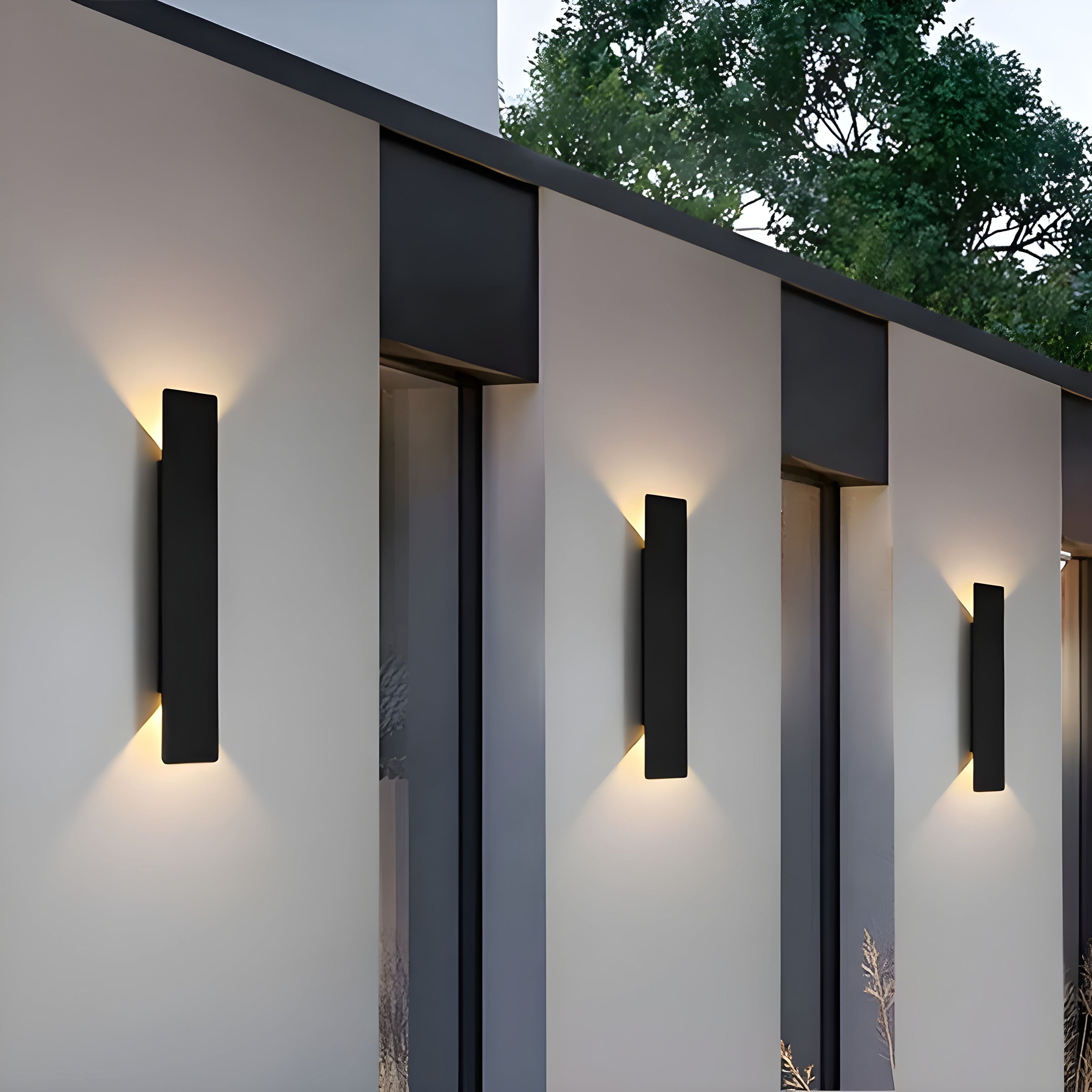 Applique LED LuxeWall - Außen - Modern - Aluminium