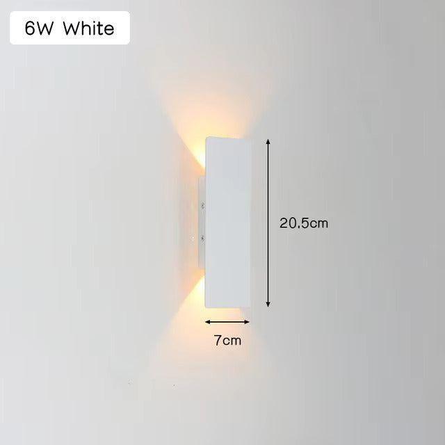 Applique LED LuxeWall - Außen - Modern - Aluminium