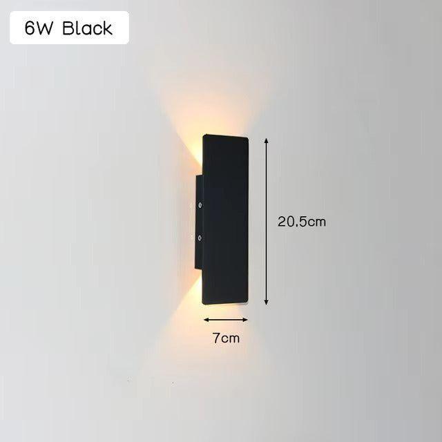 Applique LED LuxeWall - Außen - Modern - Aluminium
