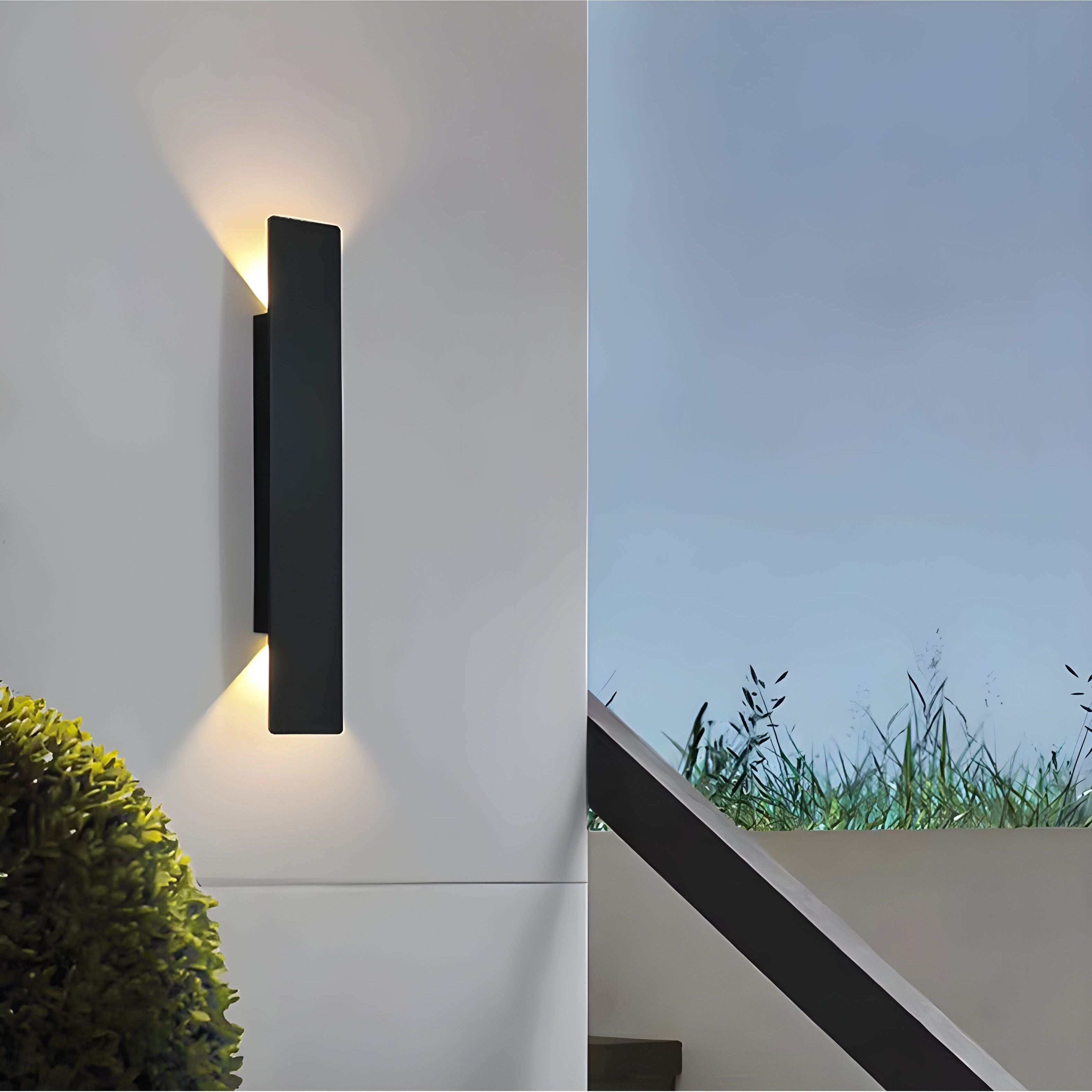 Applique LED LuxeWall - Außen - Modern - Aluminium