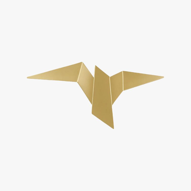 Moderne LED-Wandlampe Vogel im Origami-Stil Naila