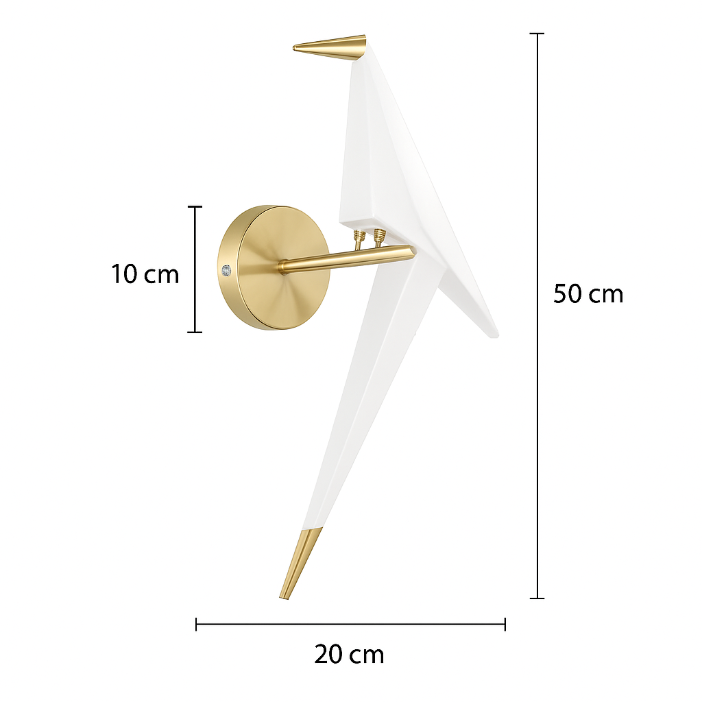Moderne Wandapplikation Design Vogel
