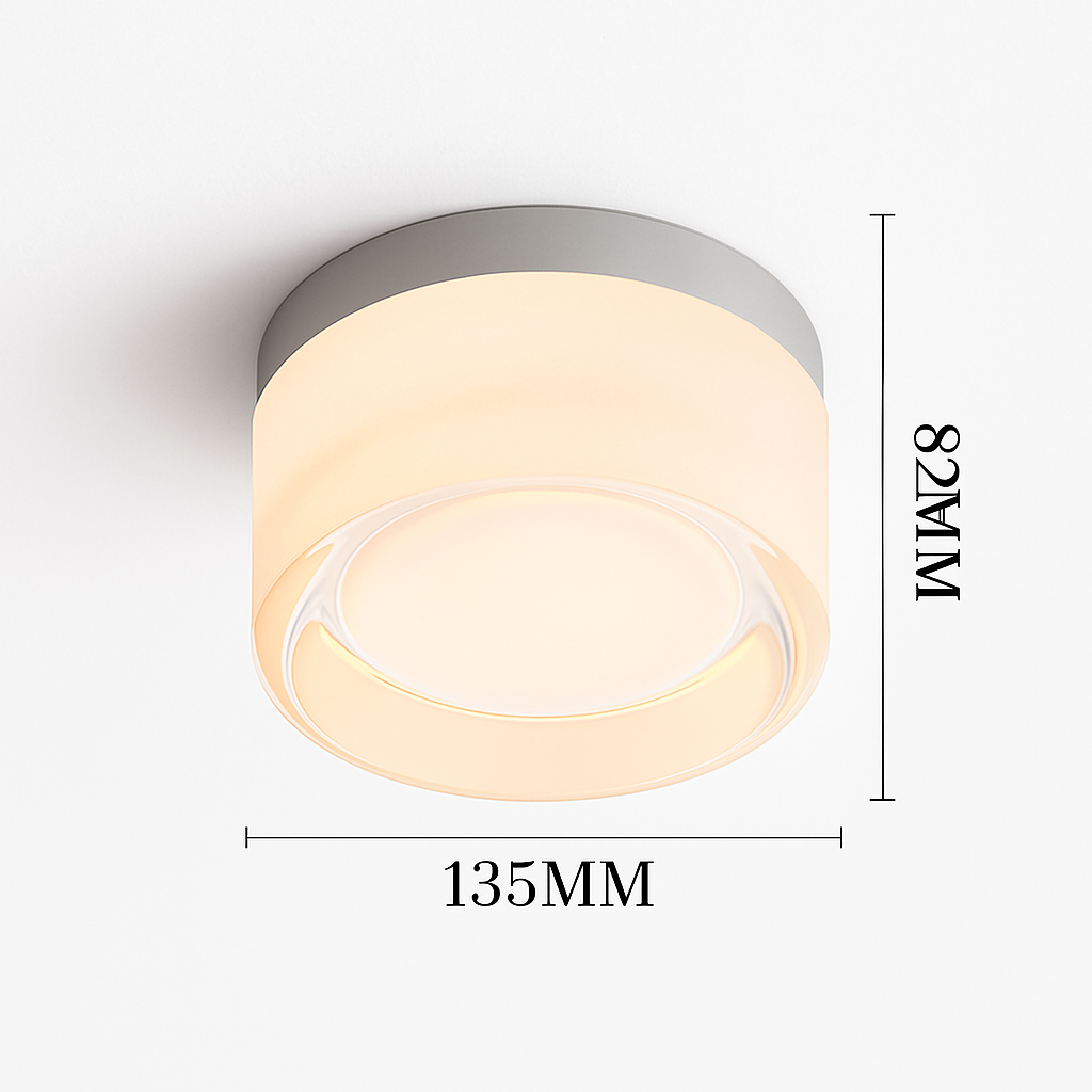 Moderne runde Wandlampe LED Glas Wandleuchte Wohnzimmer Flur Korridor Schlafzimmer Badezimmer Wohnkultur Innenbeleuchtung