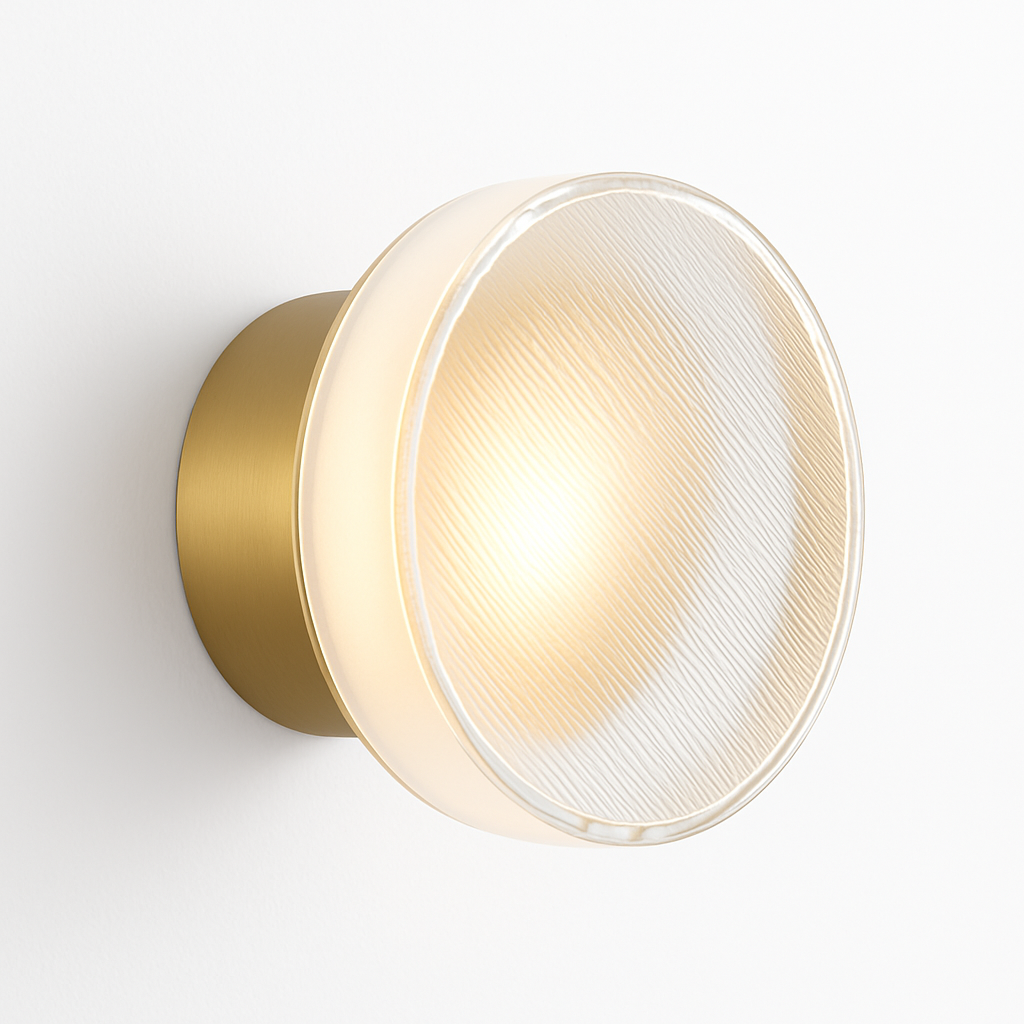 Moderne runde Wandlampe LED Glas Wandleuchte Wohnzimmer Flur Korridor Schlafzimmer Badezimmer Wohnkultur Innenbeleuchtung