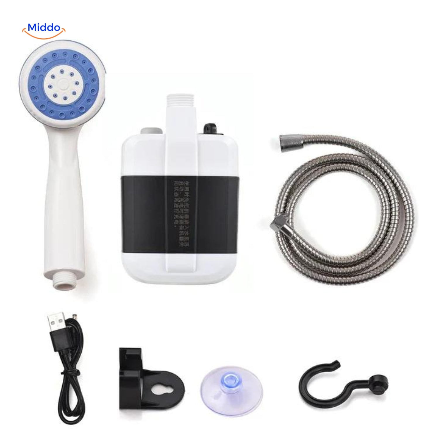 AquaFlex Tragbare Dusche | USB-aufladbare Dusche für drinnen und draußen