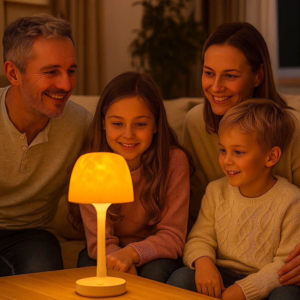 LumiAura Tischlampe | Magische Atmosphäre für jeden Raum