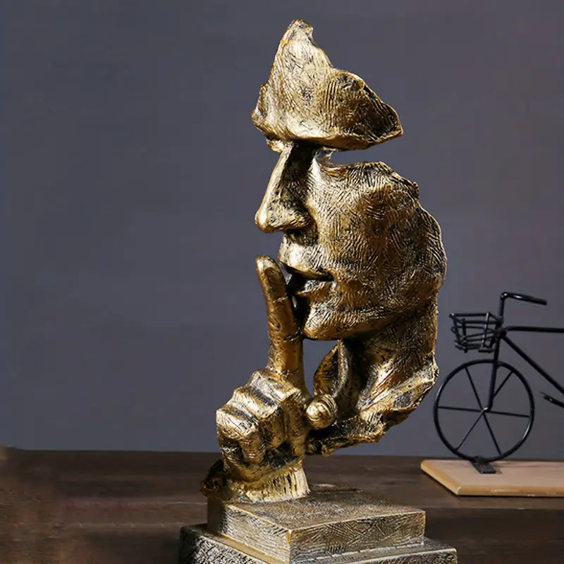 SerenitySculpt - Nachdenkliche abstrakte Statue für ruhige Reflexion