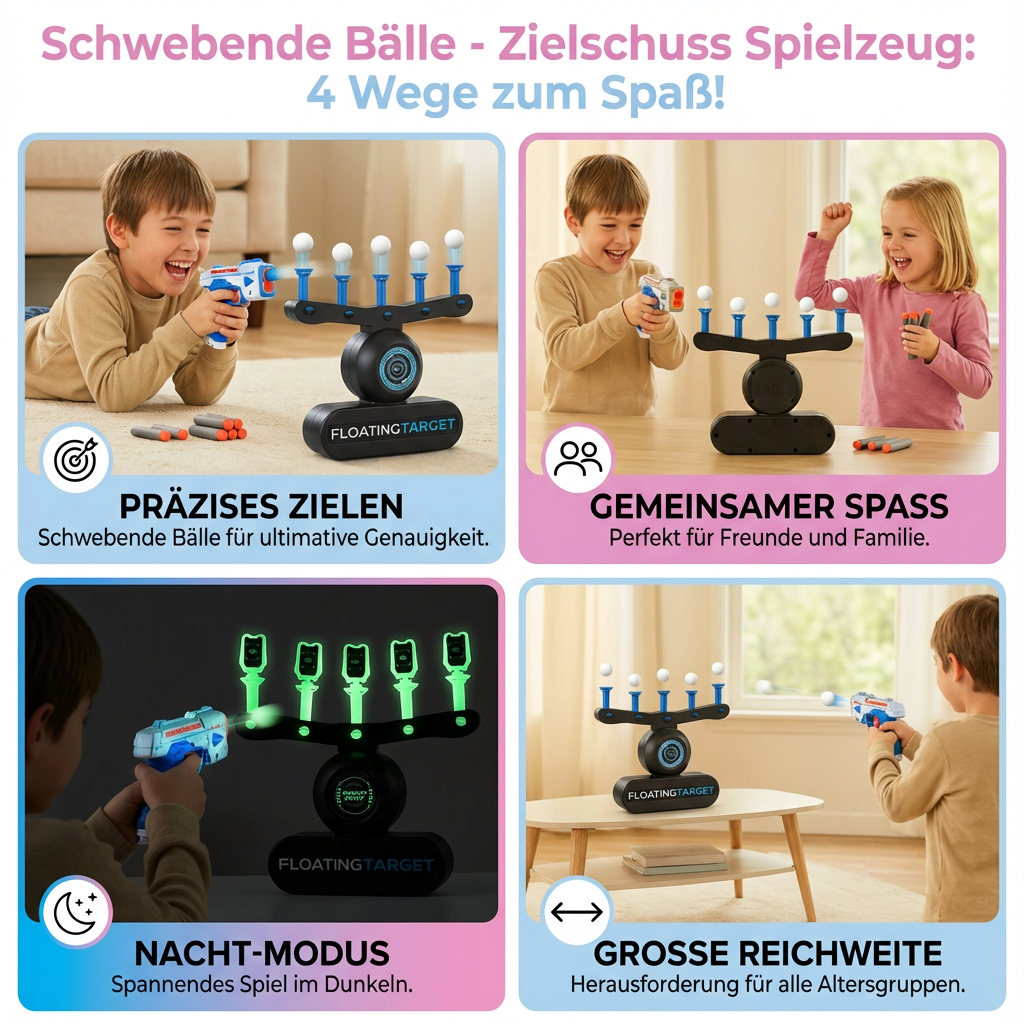 Schwebende Bälle Zielschuss Spielzeug für Kinder