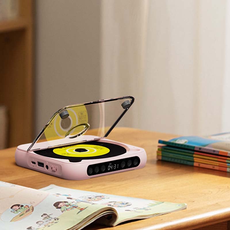 Tragbarer CD-Player - Bluetooth | Hi-Fi Klang | Mehrere Farben