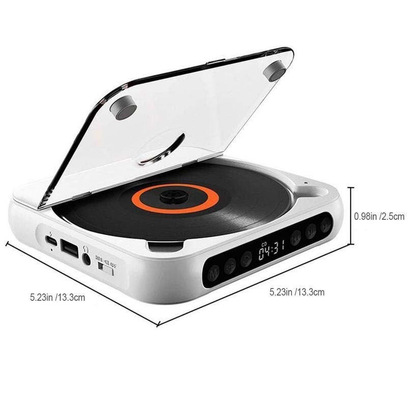 Tragbarer CD-Player - Bluetooth | Hi-Fi Klang | Mehrere Farben