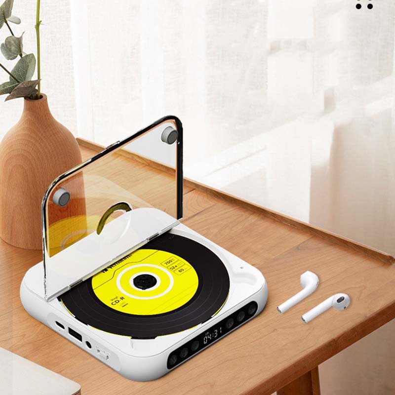 Tragbarer CD-Player - Bluetooth | Hi-Fi Klang | Mehrere Farben