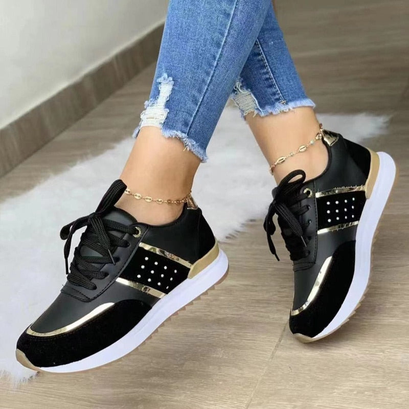 Damen Sneakers Komfort - Atmungsaktiv & Elegant