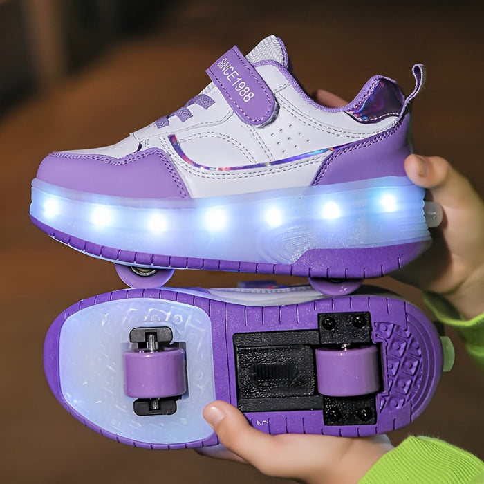 FlashRider – Lichtspektakel Roller Sneakers für Kinder