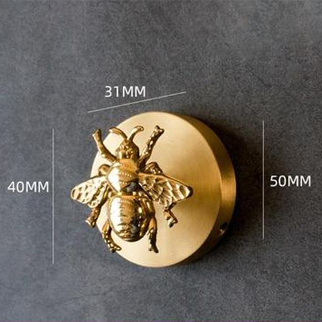Goldene Messing Wandhaken – Handgefertigte Tierdesigns für stilvolle Wanddekoration