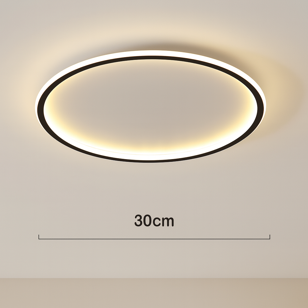 Skandinavische LED Rund-Deckenlampe | 1-Licht