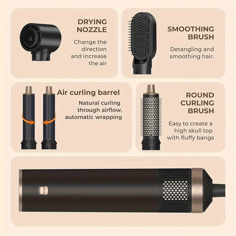 DryMaster | 5-in-1 Haartrockner und Styler