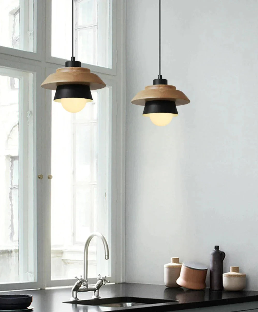 Frendorf | Holz Pendelleuchte | Nordisches Natur Design