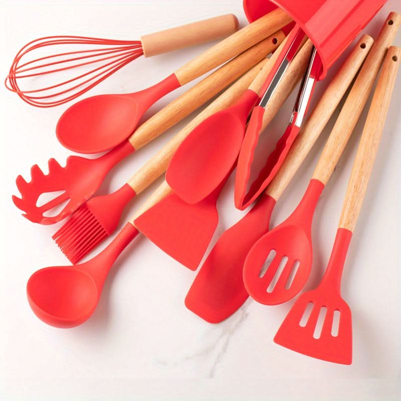 SILICOWARE – 12-teiliges Küchensilikon-Set | Hitzebeständig & Spülmaschinenfest