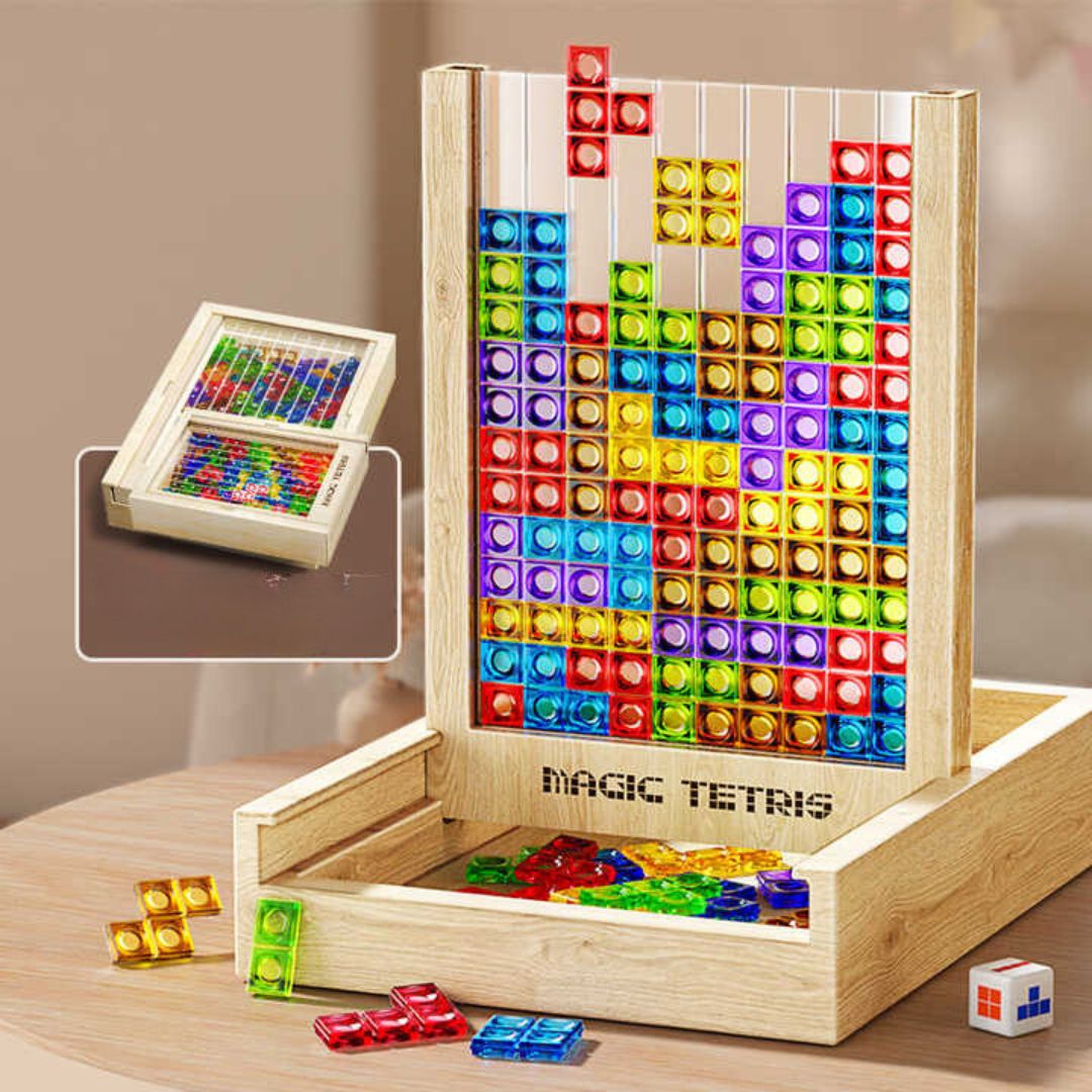 Holz Tetris Spiel Magisches Spielzeug