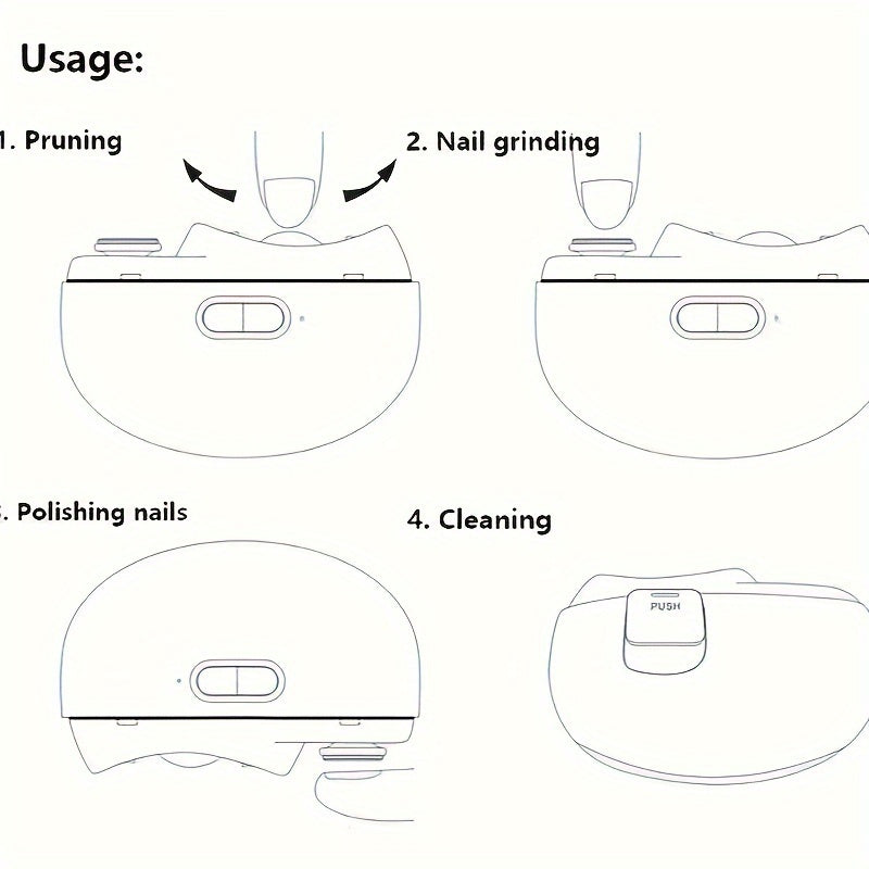 Intelligenter Elektrischer Nageltrimmer – Sicher und Praktisch