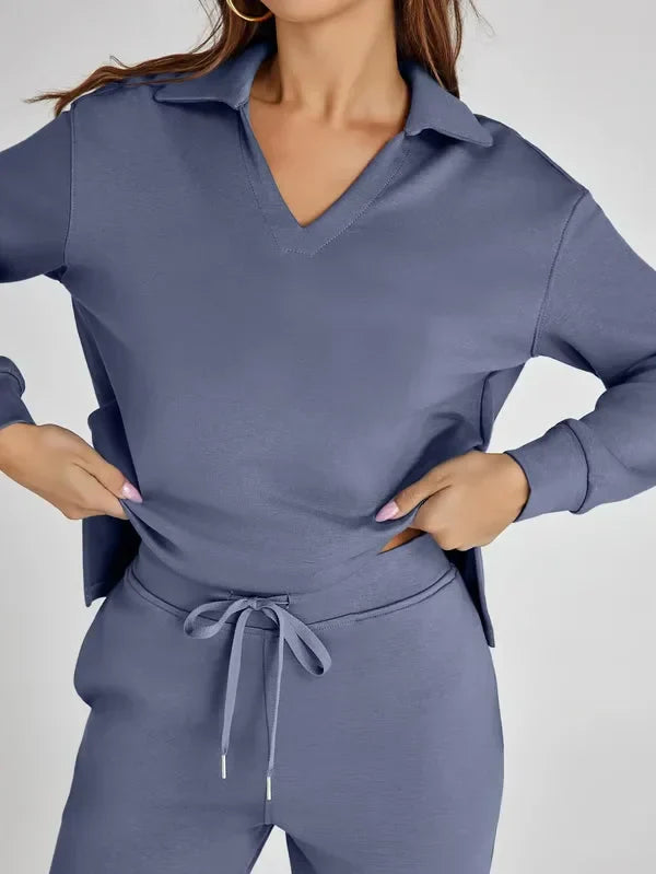 VioletVibe Gemütliches Hoodie-Set | Stylische und bequeme Loungewear für ultimativen Komfort