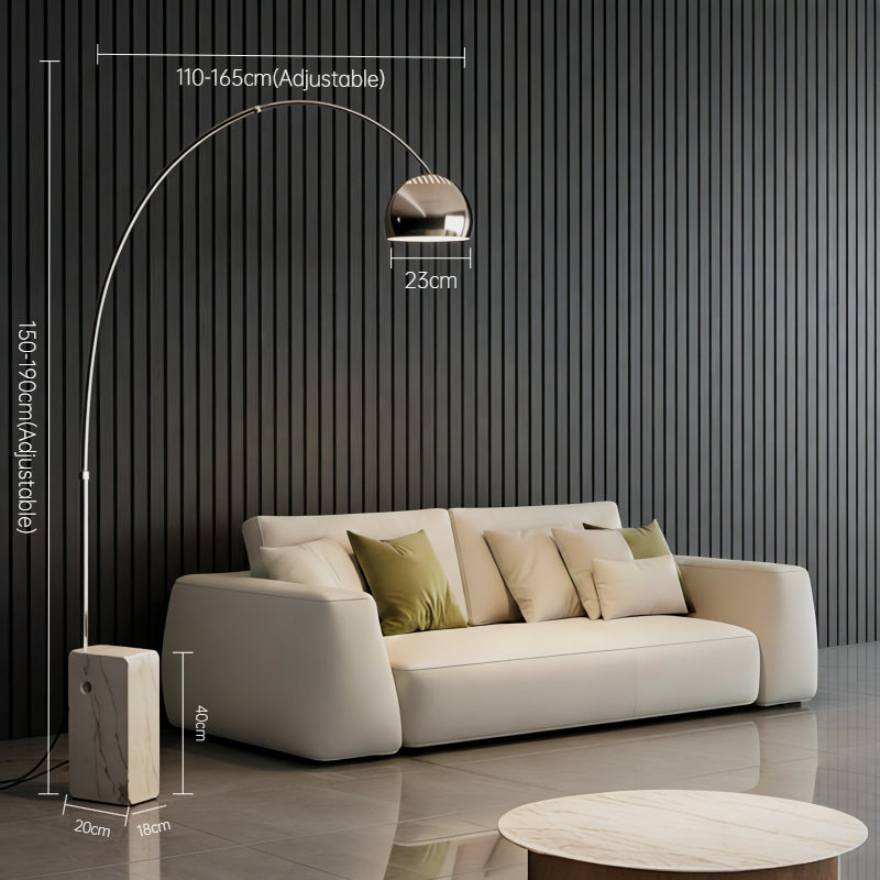 Italienische Arco Stehlampe – Modernes Design für das Wohnzimmer
