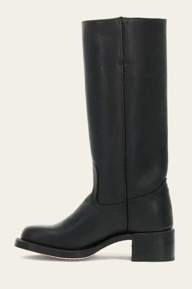 WesternSoul hohe Damenstiefel – stilvolle Lederoptik mit Blockabsatz und Western-Flair