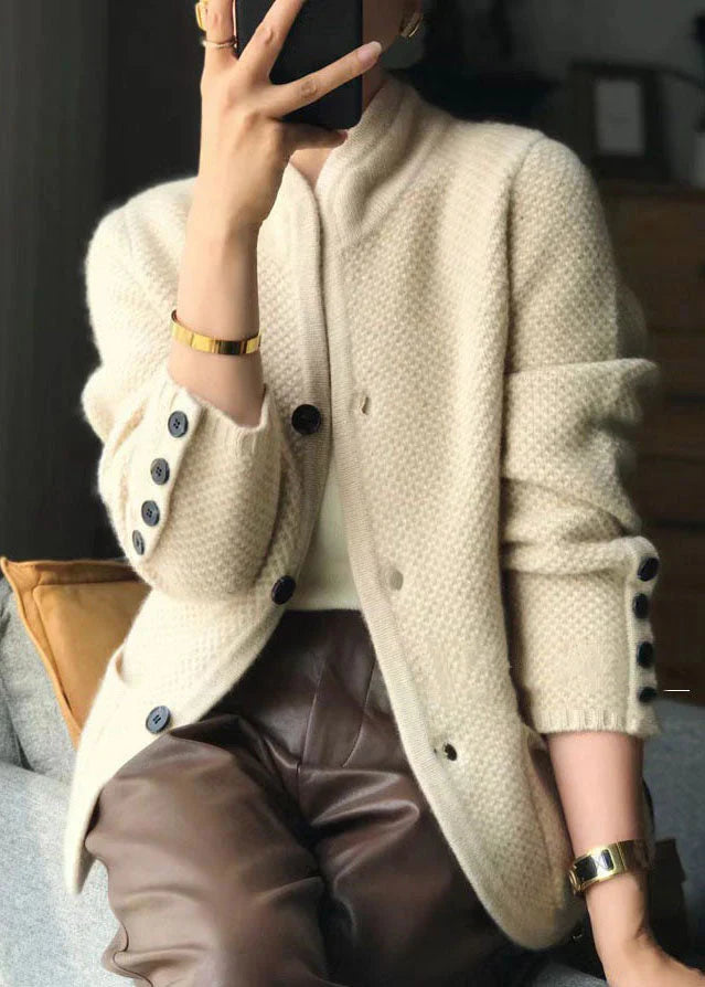 Luxe Kaschmir Damenjacke Serenity – Weicher Cardigan in mehreren Farben