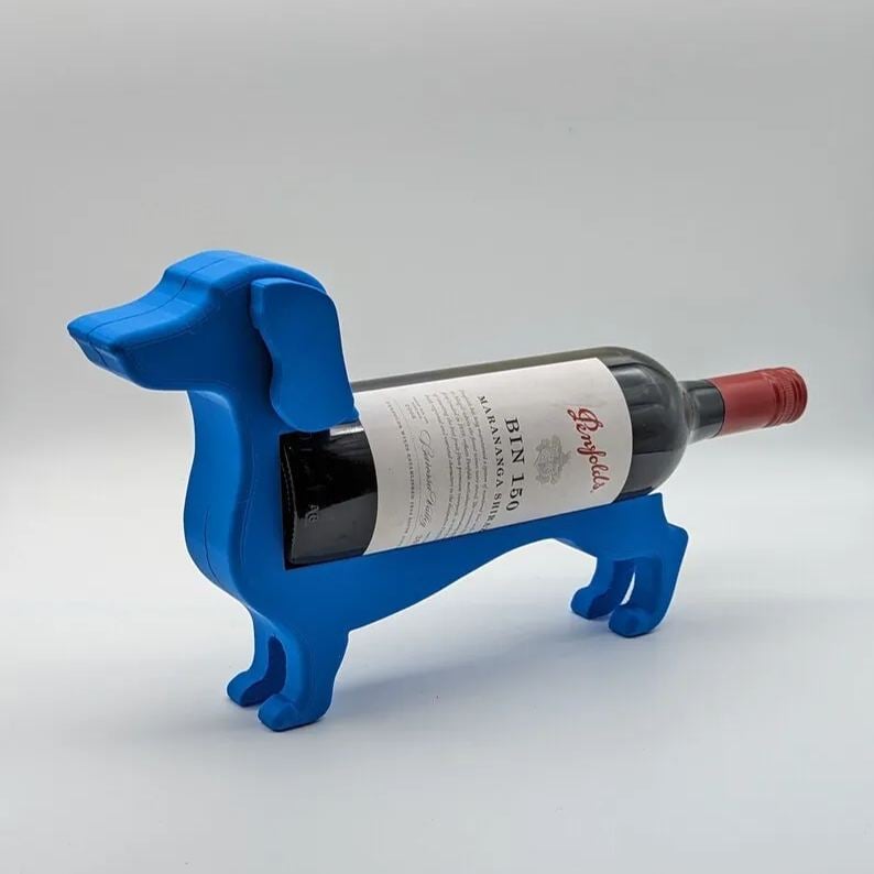 Dackel Weinflaschenhalter