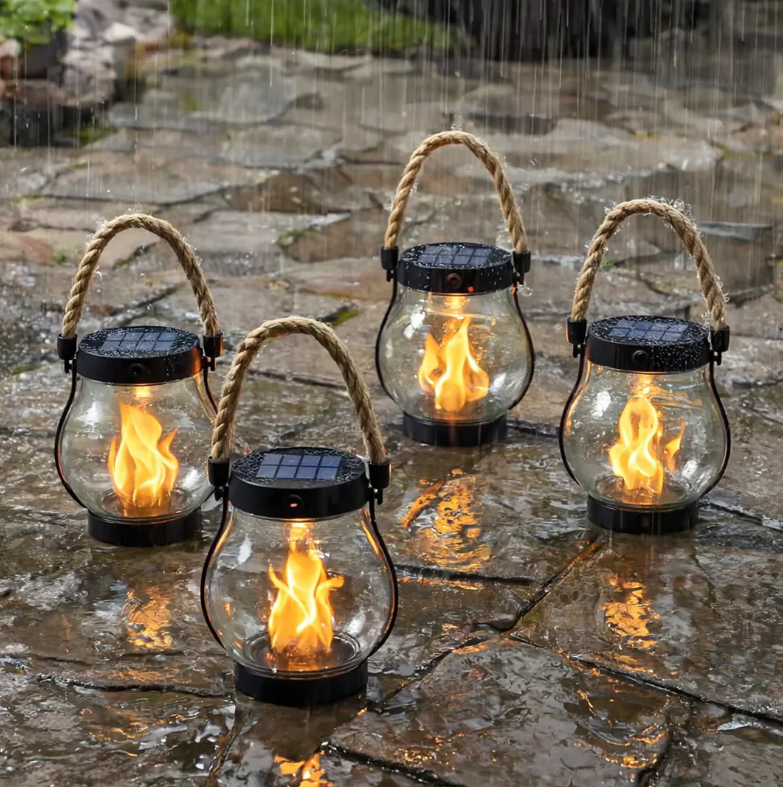 BowLift | Fire Seed Solarlicht — Magische Flammenstimmung, die Ihr Herz erwärmt und jede Nacht verzaubert
