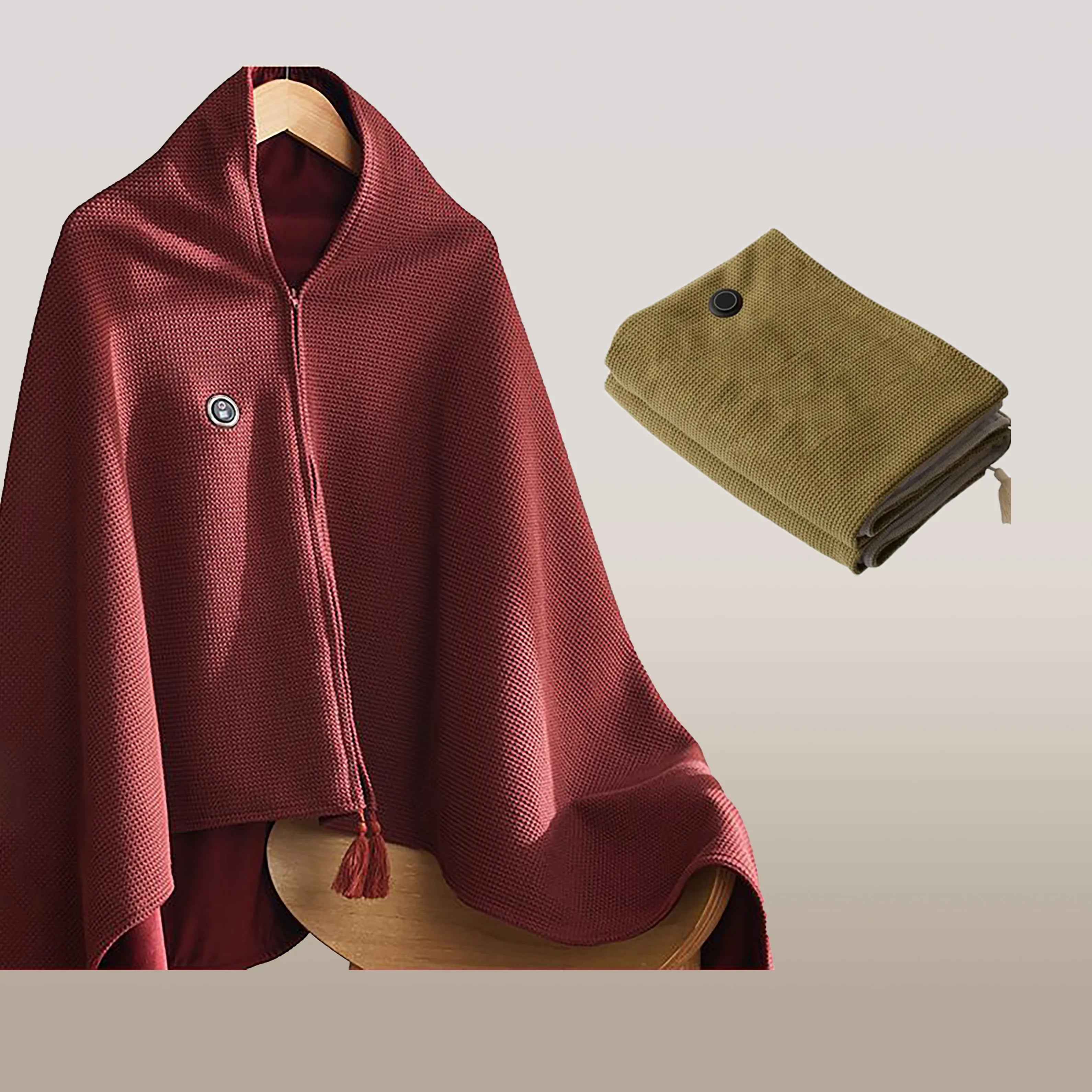 CozyHeat Tragbare Heizdecke | Sofortige Wärme überall