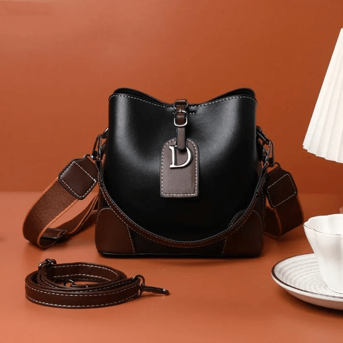 AllureLuxe | Elegante Leder Schultertasche Stilvolles Design