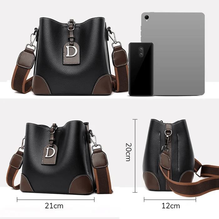 AllureLuxe | Elegante Leder Schultertasche Stilvolles Design