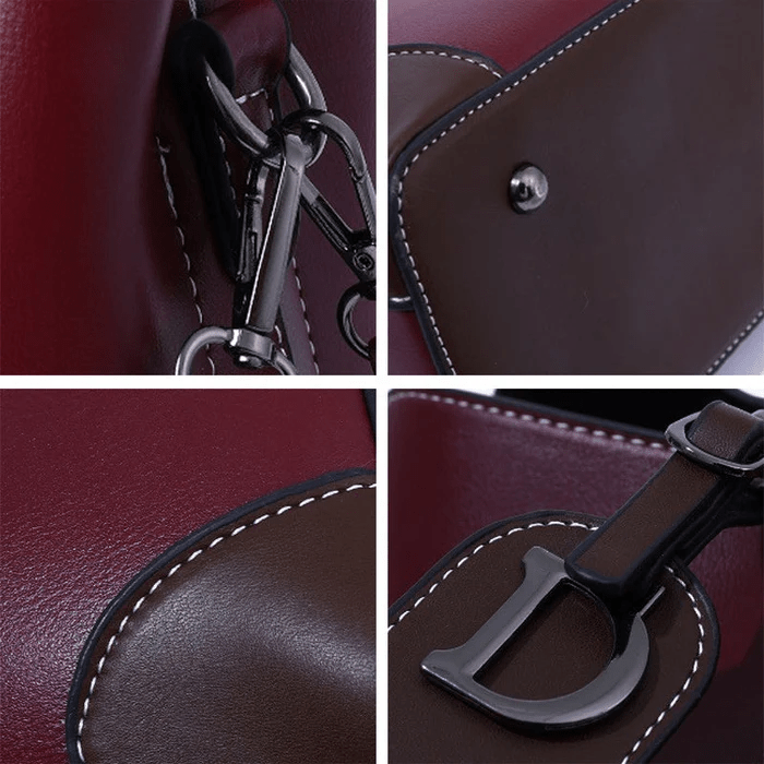 AllureLuxe | Elegante Leder Schultertasche Stilvolles Design