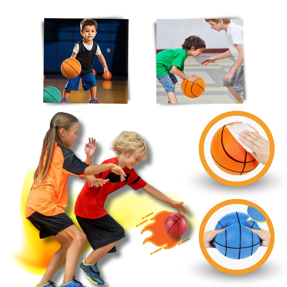 Farbenfroher leiser Basketball für Kinder