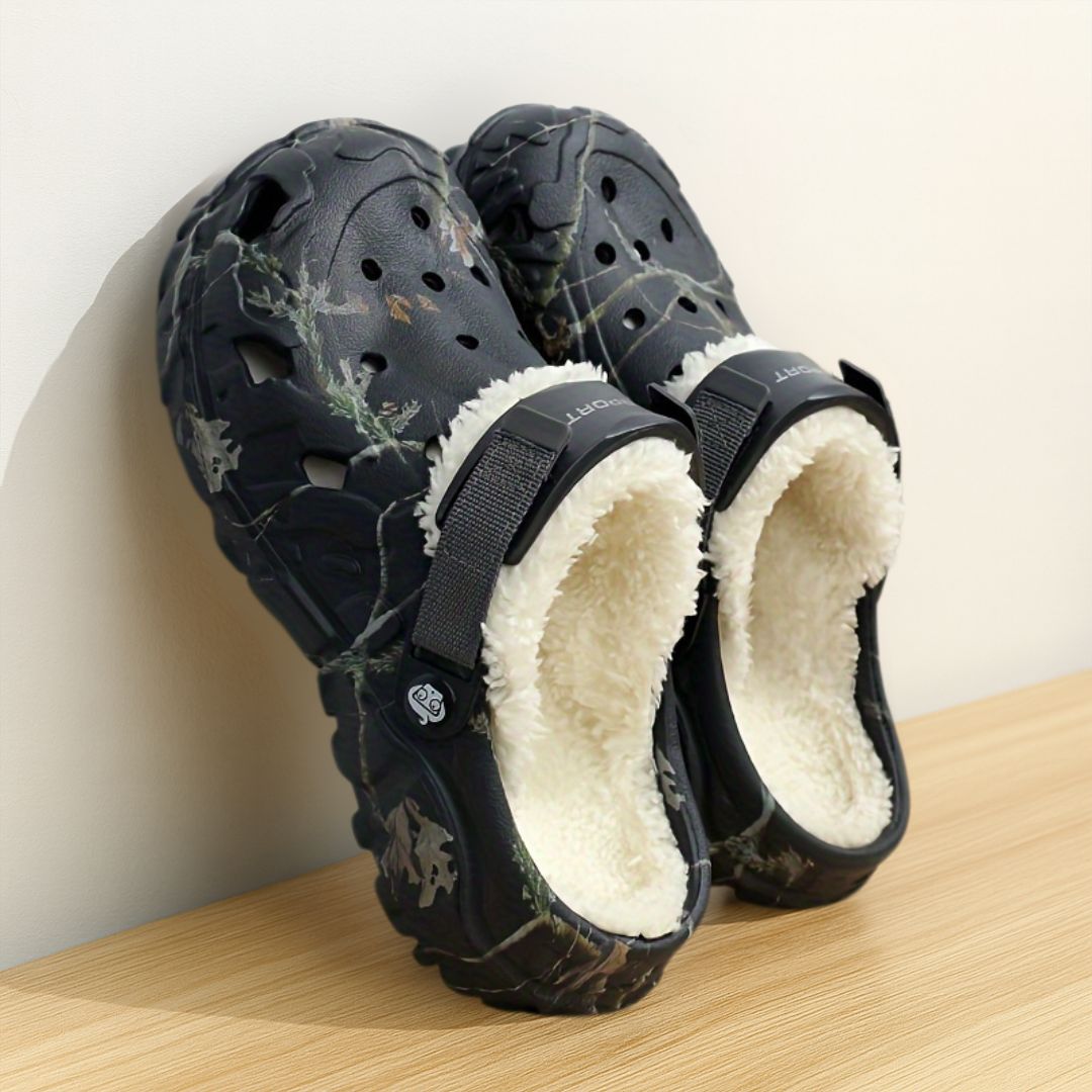 Winterstiefel Herren & Damen | Warme Hausschuhe | Gefütterte Clogs | CozyCroc