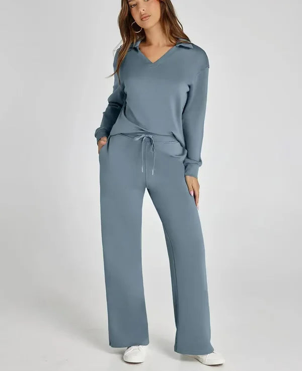 VioletVibe Gemütliches Hoodie-Set | Stylische und bequeme Loungewear für ultimativen Komfort