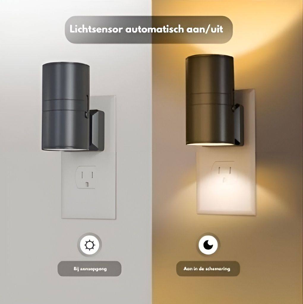 SoftGlow Wandlampe | Einstellbares Dimmlicht mit Sensor