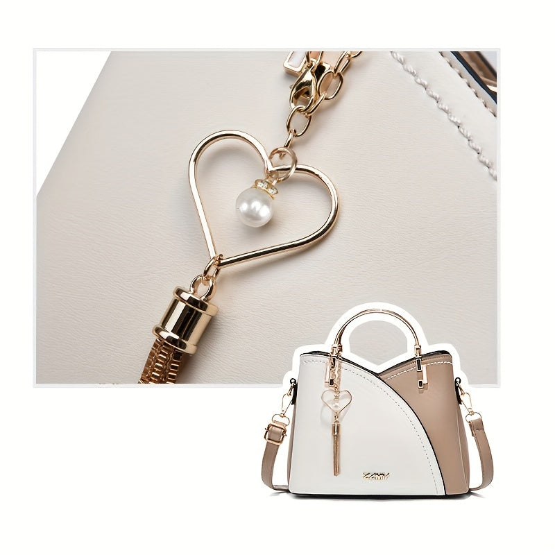 Luxuriöse Leder-Handtasche für Frauen | Klein