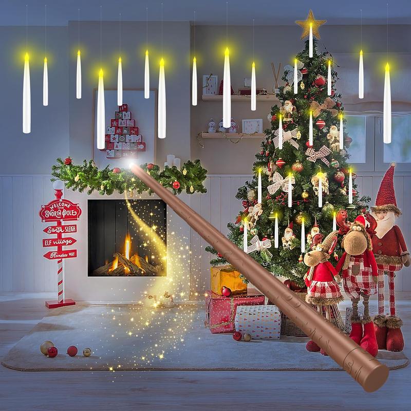LumiGlow LED Kerzen Set | Flammenlose hängende Kerzen mit Fernbedienung für stimmungsvolle Dekoration