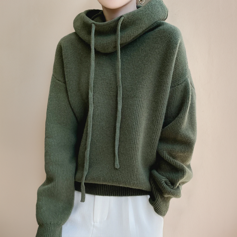 Merino Damen Rollkragenpullover – Weicher Warmer Pullover für Eleganten Winterstil