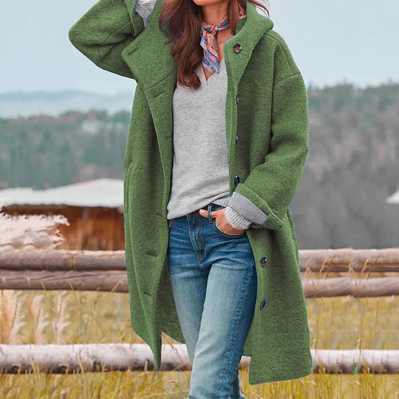 Damenmantel mit Kapuze - Klassisches Winterdesign