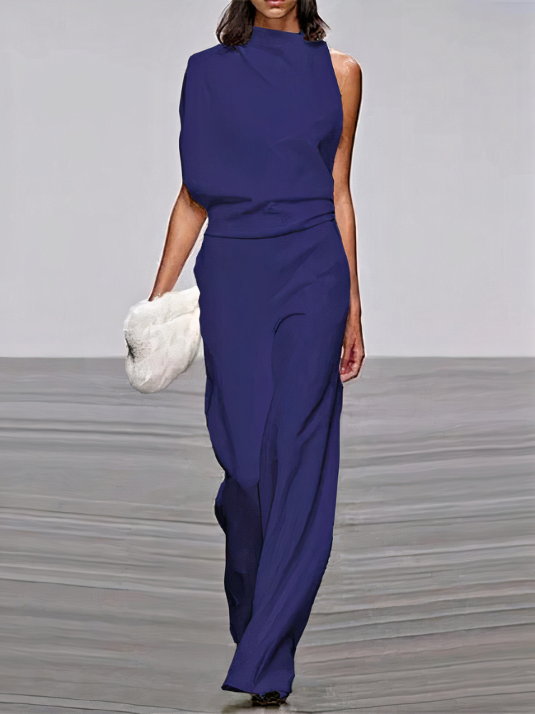 Damen moderner Jumpsuit mit weitem Bein | Hochzeitsgäste