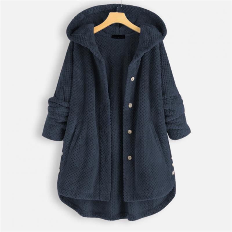Fleecejacke mit Kapuze im Trend für den Winter 2026 - WinterFleeceLux