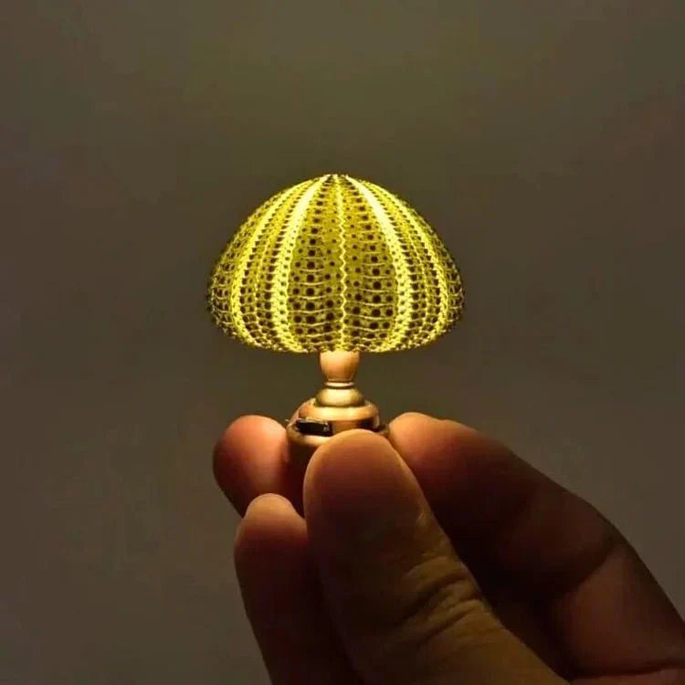 DIY Seeigel Nachttischlampe