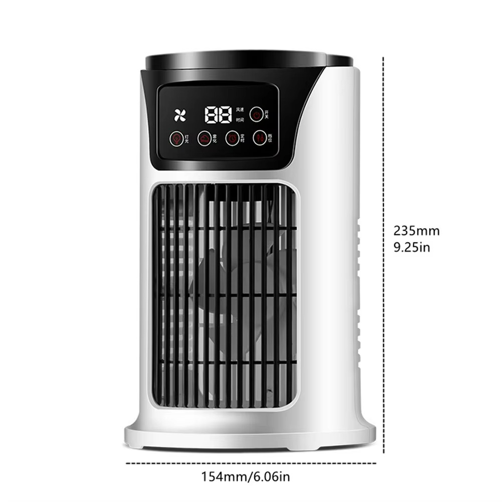 ClimaÉlan AirCooler | 3-in-1 Nebelventilator mit Luftbefeuchter & LED-Ambiente-Licht