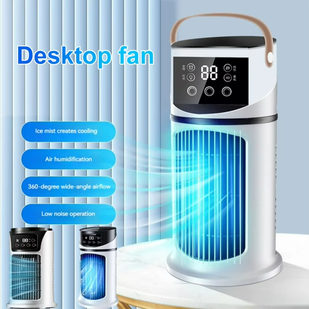 ClimaÉlan AirCooler | 3-in-1 Nebelventilator mit Luftbefeuchter & LED-Ambiente-Licht